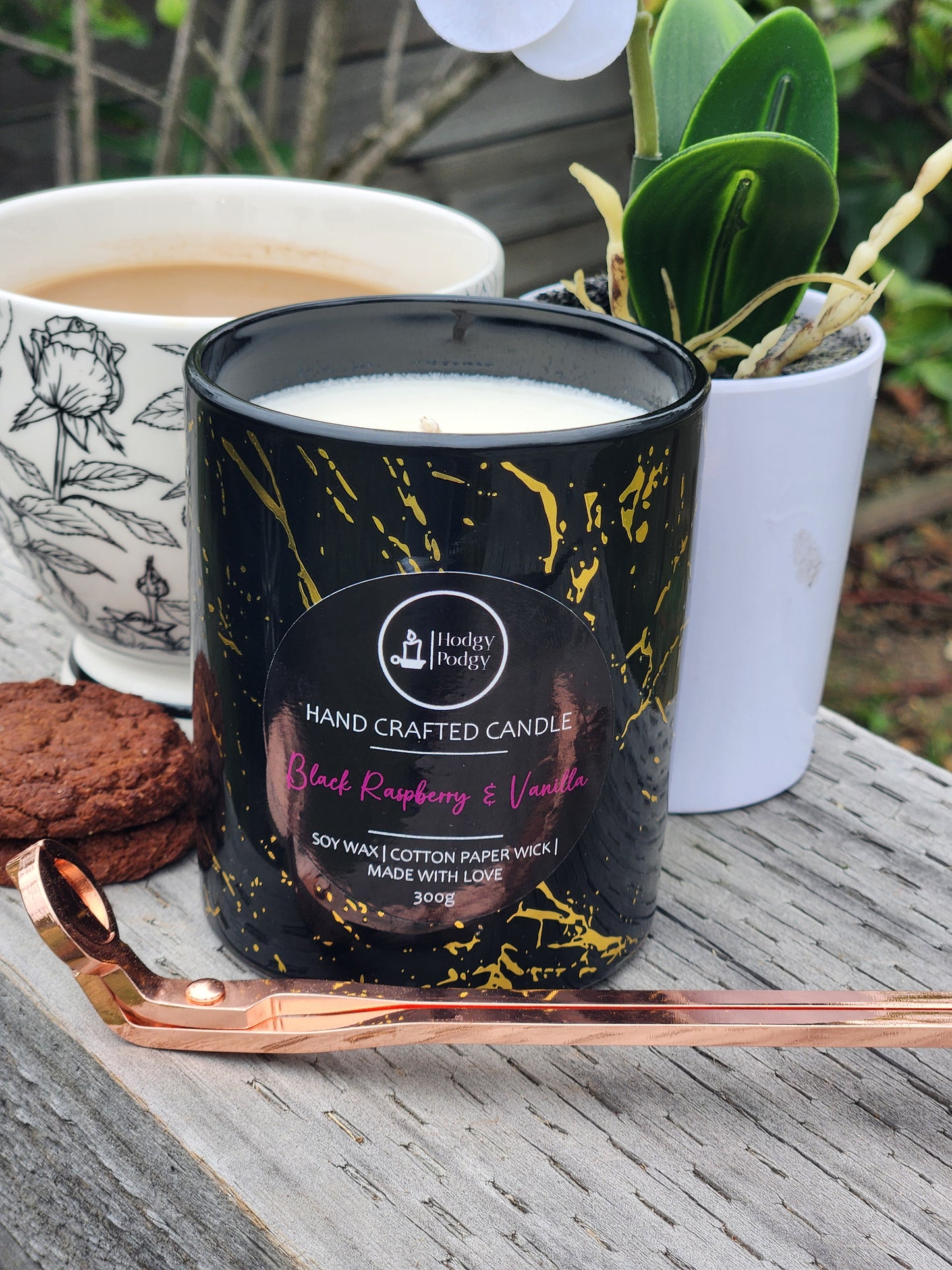 Handmade Candle Black Raspberry & Vanilla