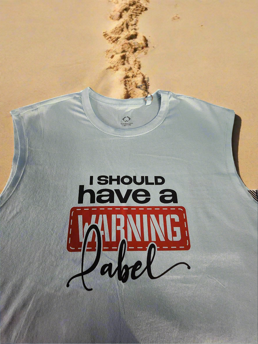 Mens Light Blue T-Shirt (L)